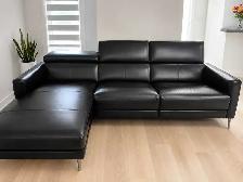 Leather Section Couch