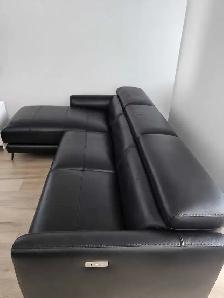 Leather Section Couch - Photo 3
