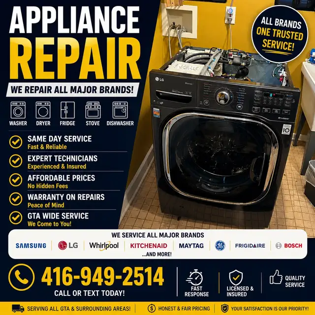 ⭐ Same Day Appliance Repair | 416-949-2514 !