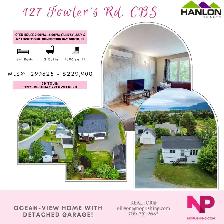 127 Fowler's Rd, CBS. With detached garage and ocean view!