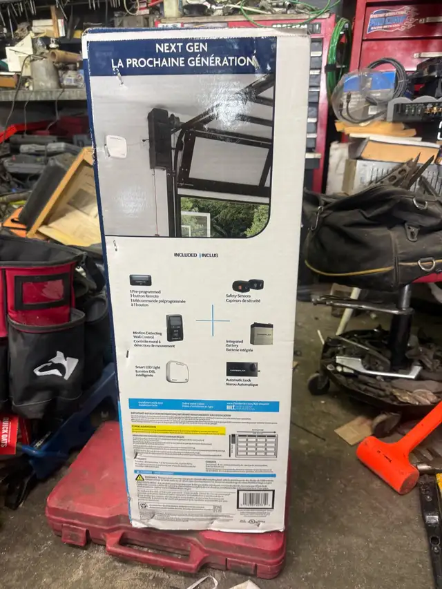 brand new garage door opener