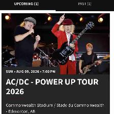 AC/DC Tickets - Power Up Tour 2026 - Edmonton