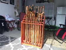 Handmade walking sticks and canes