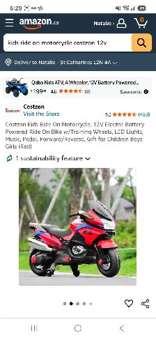 Kids ride on electric motorcycle - Photo 6