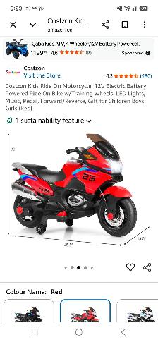 Kids ride on electric motorcycle - Photo 7