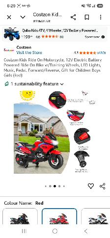 Kids ride on electric motorcycle - Photo 8