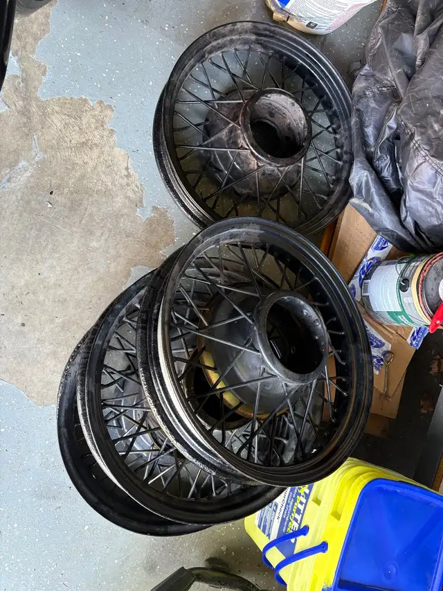 Antique GM Spoked Rims