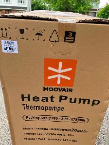 24,000btu MOOVAIR cold climate heat pump