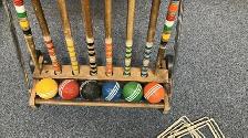 Croquet Jeux extérieur outdoor game. Beach plage camping chalet - Photo 2