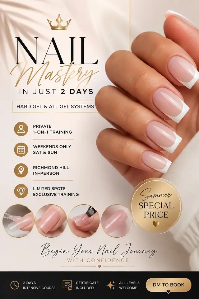 Gel Nails Extensions Class