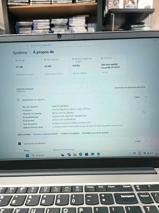 Laptop I5-1235U 16GB RAM 512GB