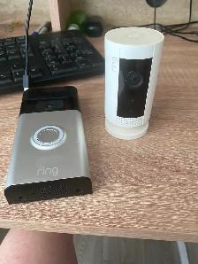 Ring doorbell and indoor camera