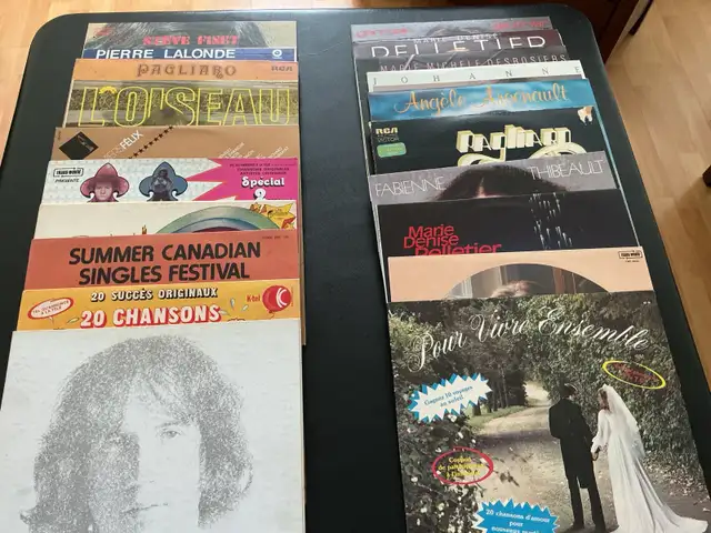 Microsillons 33 tours - Chanteuses/Chanteurs québécois
