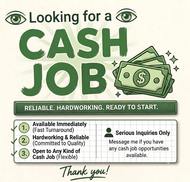 Reliable General Helper – Cleaning, Organizing & Yard Work