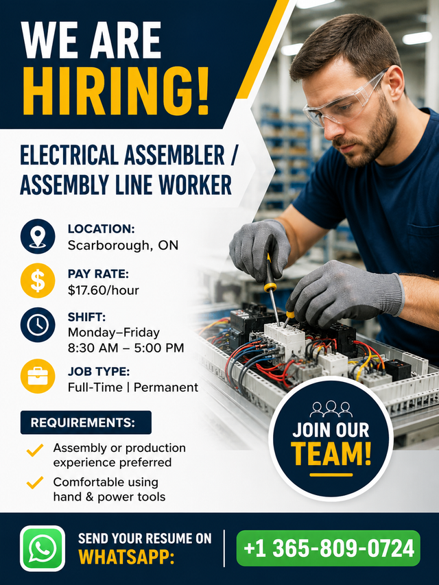 Electrical Assembler/ Electrical Technician