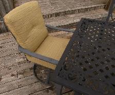 La-Z-Boy Patio Set Aberdeen 6 chairs, umbrella, deck box - Photo 5