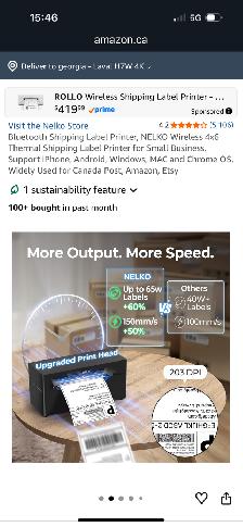 Thermal label printer - Photo 2
