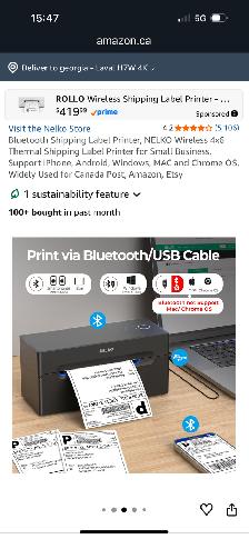 Thermal label printer - Photo 3