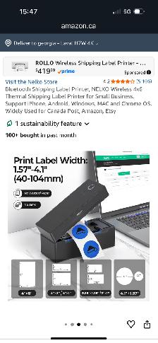 Thermal label printer - Photo 4