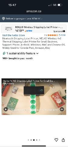 Thermal label printer - Photo 5
