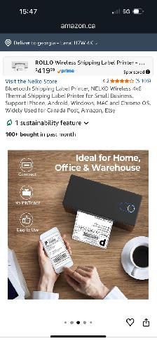 Thermal label printer - Photo 7