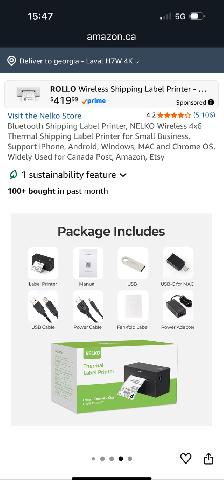 Thermal label printer - Photo 8