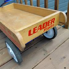 Petit chariot vintage en bois pour enfants - Photo 4
