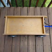 Petit chariot vintage en bois pour enfants - Photo 6