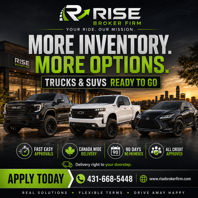 EVERYONE IS APPROVED AT RISE BROKER FIRM FOR AUTO FINANCING