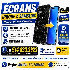 ✅ Réparation d’écrans iPhone et Samsung – Anjou / St-Léonard