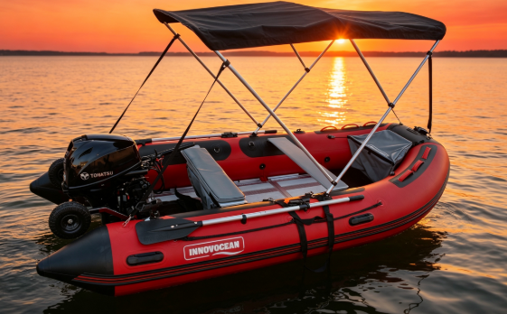 12 ft inflatable boat great for fishing and family use