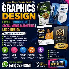 GRAPHICS DESIGN, FLYER, BROCHURE, SOCIAL MEDIA MARKETING, LOGO