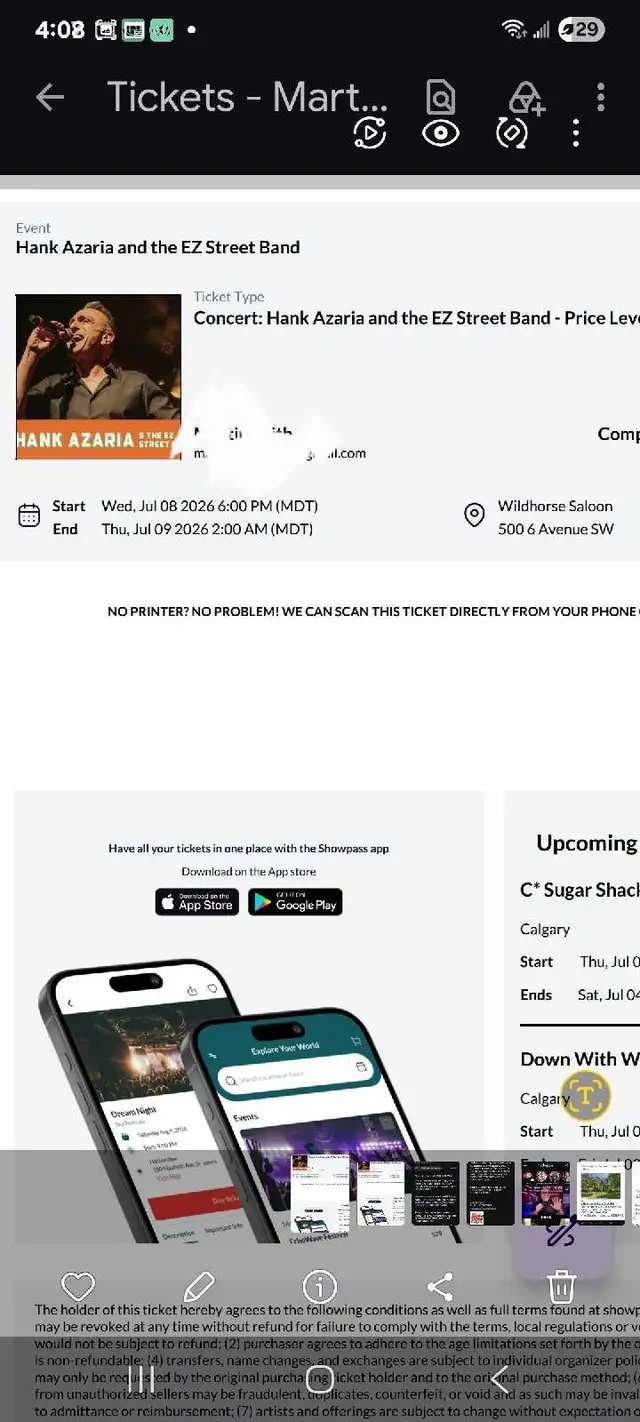Hank Azaria tickets! ×2