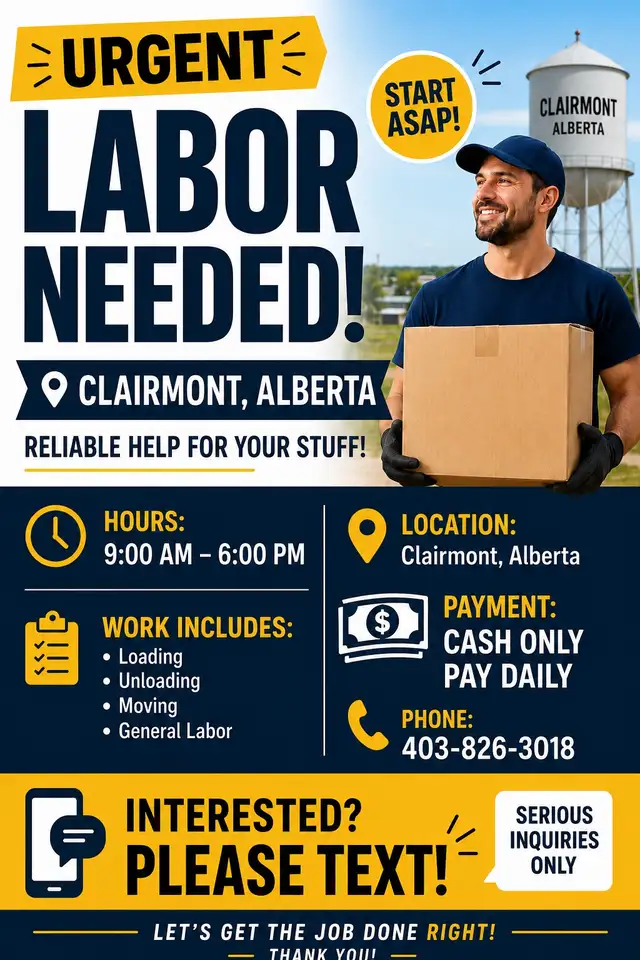 labourers needed