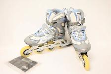 Skates Fila Primo Alu Lady silver light blue Size 8US Brand New