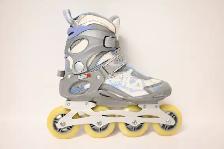 Skates Fila Primo Alu Lady silver light blue Size 8US Brand New - Photo 6