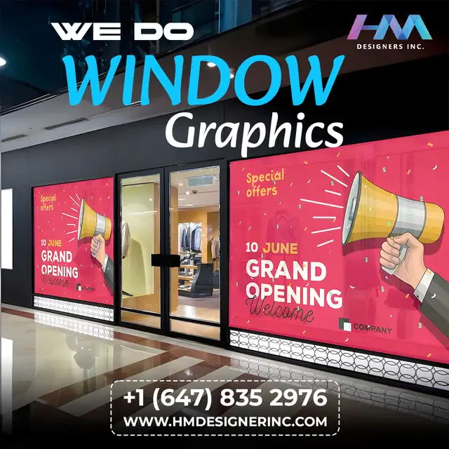 Window Graphics – Custom Design & Installation