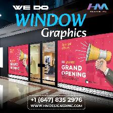 Window Graphics – Custom Design & Installation