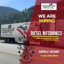 ✅ Hiring Diesel Mechanic | Heavy Duty Truck Mechanic | Winnipeg