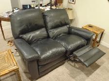 Leather Love Seat | Deer Run | Free But You Have To Pick It Up!
