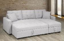 Amazing sale on stylish storage sectional and ottoman