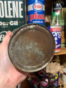 VINTAGE 1940's B-A PEERLESS MOTOR OIL IMPERIAL QUART CAN - Photo 6
