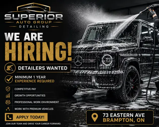 HIRING CAR DETAILER