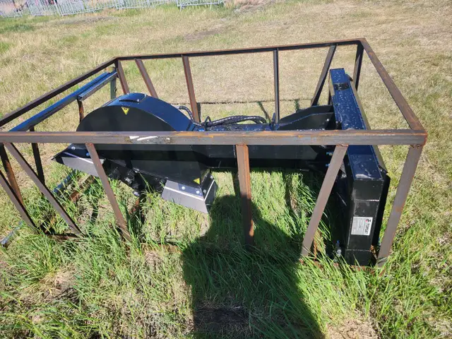 New Skid Steer Stump Grinder 24" for Standard Flow Skidsteer