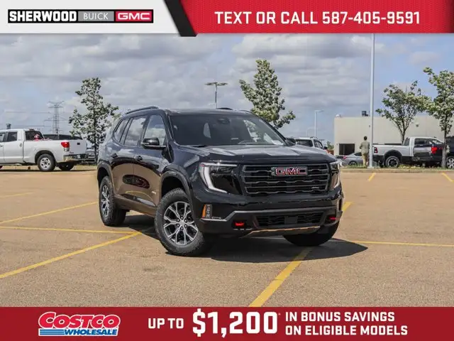 2026 GMC Acadia AT4 | Panoramic Sunroof | HD Surround Vision