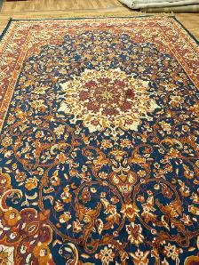 HAND KNOTTED BEAUTIFUL PERSIAN KASHAN WOOL RUG 6.6FT × 9.6FT. 72