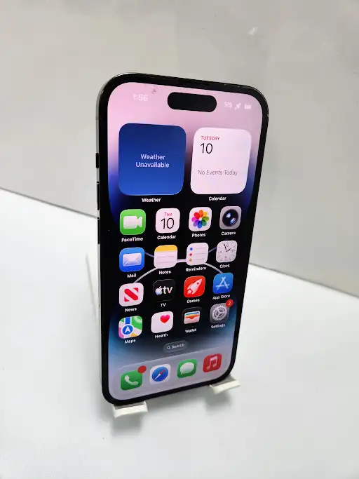 iPhone 14ProMax 128gb 85%Bh Blue 3 Months Warranty W/Charger