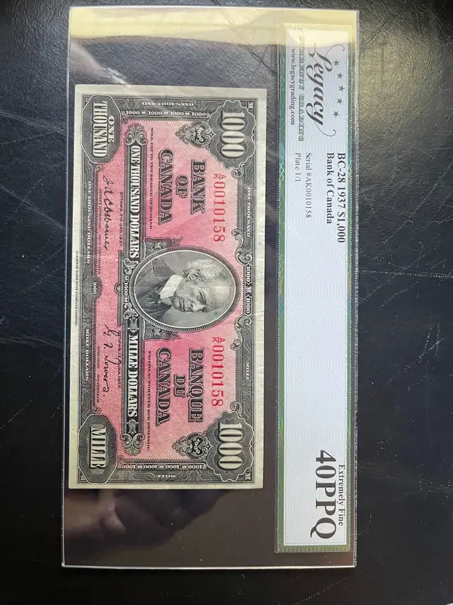 Selling Canadian Paper Money and Coins
