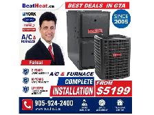 Goodman Furnace and air conditioner with installation from$5199