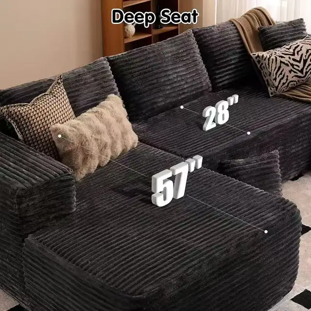 Brand New Modern Sectional Compressed Sofa Special $299